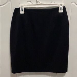 NYCC  black lined pencil skirt 100% wool size 10